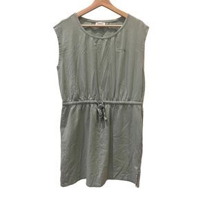 Calvin Klein sage green tie waist dress XL
